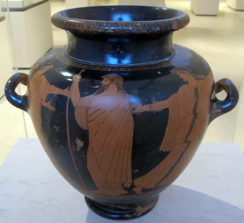 Pittore Di Providence, Stamnos Con Poseidone, 