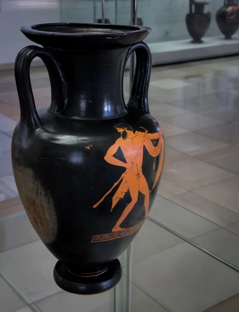 Providence Painter Arv 637 40 Komast With Barbitos - Dancing Komast With Staff 