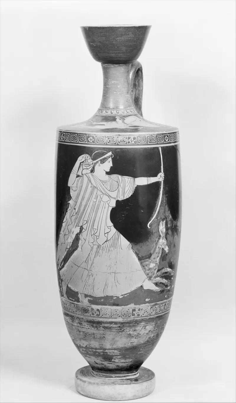 Terracotta Lekythos (Oil Flask) Met 