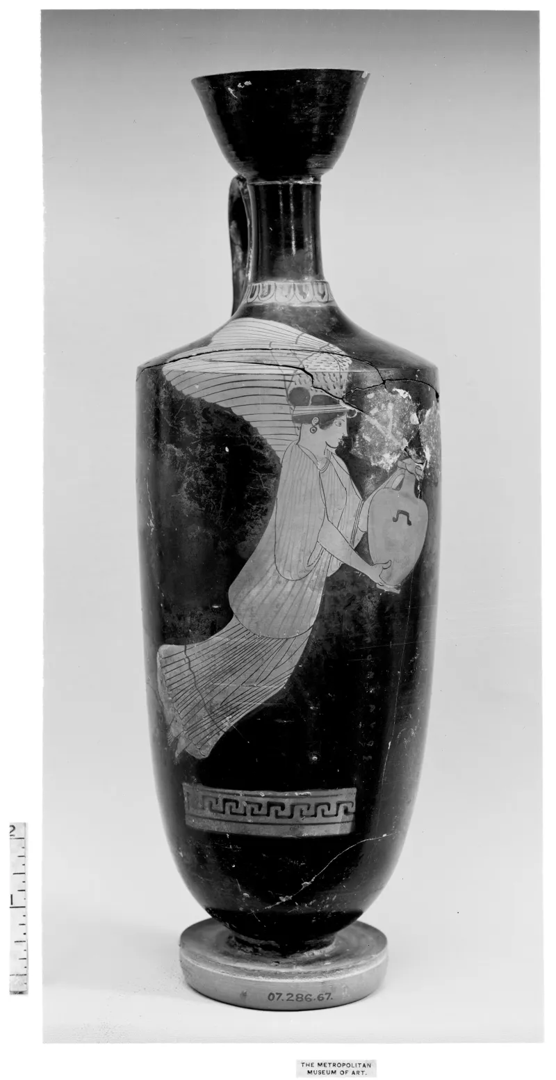 Terracotta Lekythos (Oil Flask) Met 