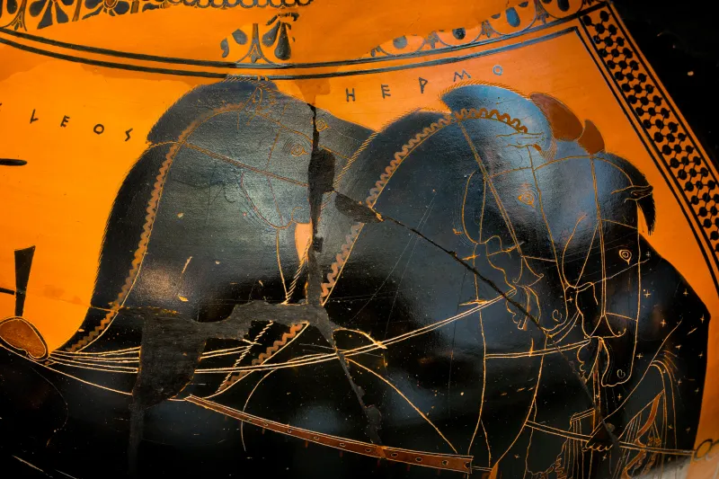 Psiax Arv 6 1 Dionysos Reclining - Herakles And Iolaos In Quadriga 