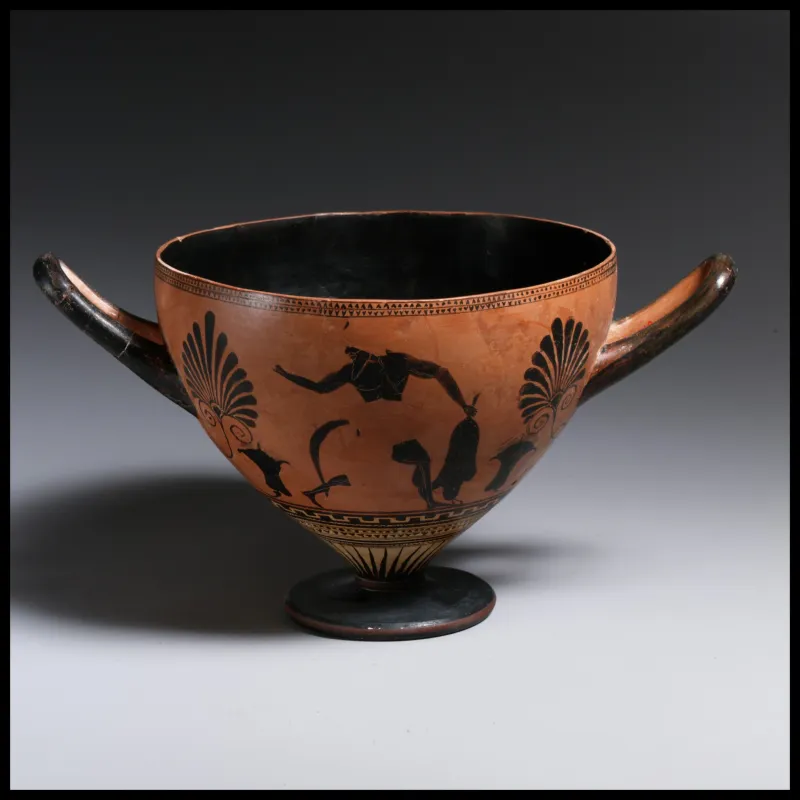 Terracotta Skyphos (Deep Drinking Cup) Met 