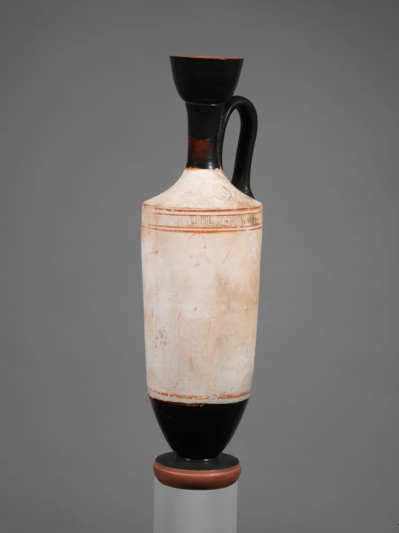 Terracotta Lekythos (Oil Flask) Met 