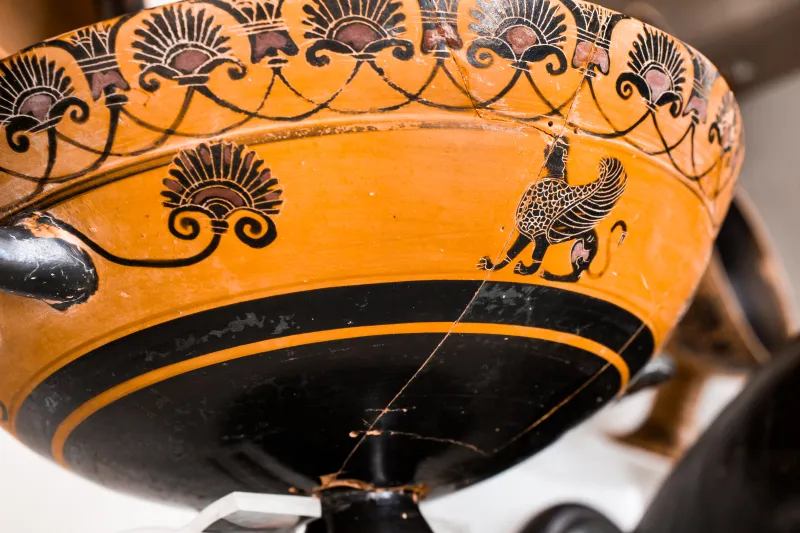 Related To The Red-Black Painter - Abv Extra - Dolphins - Sphinx - Roma Mnevg 64608 - 