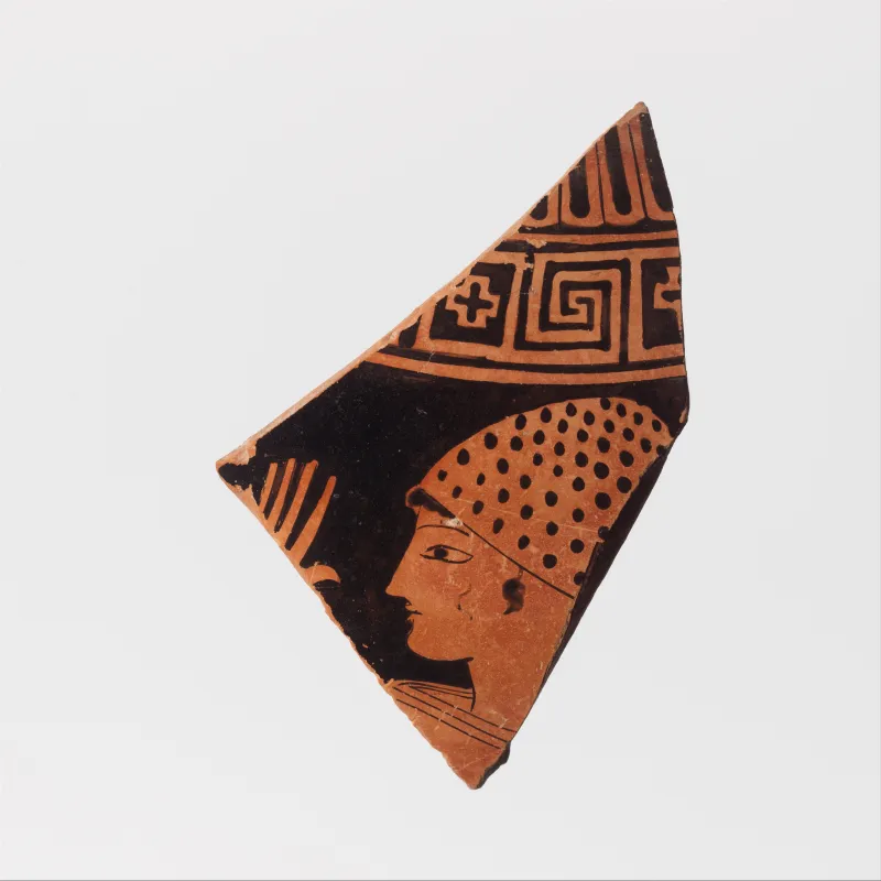 Fragment Of A Terracotta Lebes Gamikos (Round-Bottomed Bowl With Handles And Stand Used In Weddings) Met 