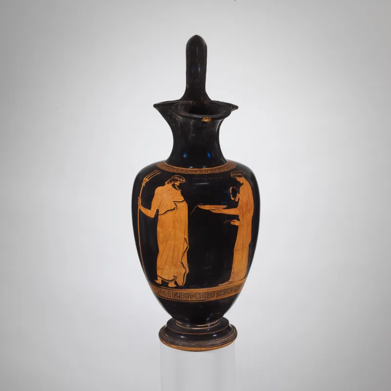 Terracotta Oinochoe (Jug) Met 