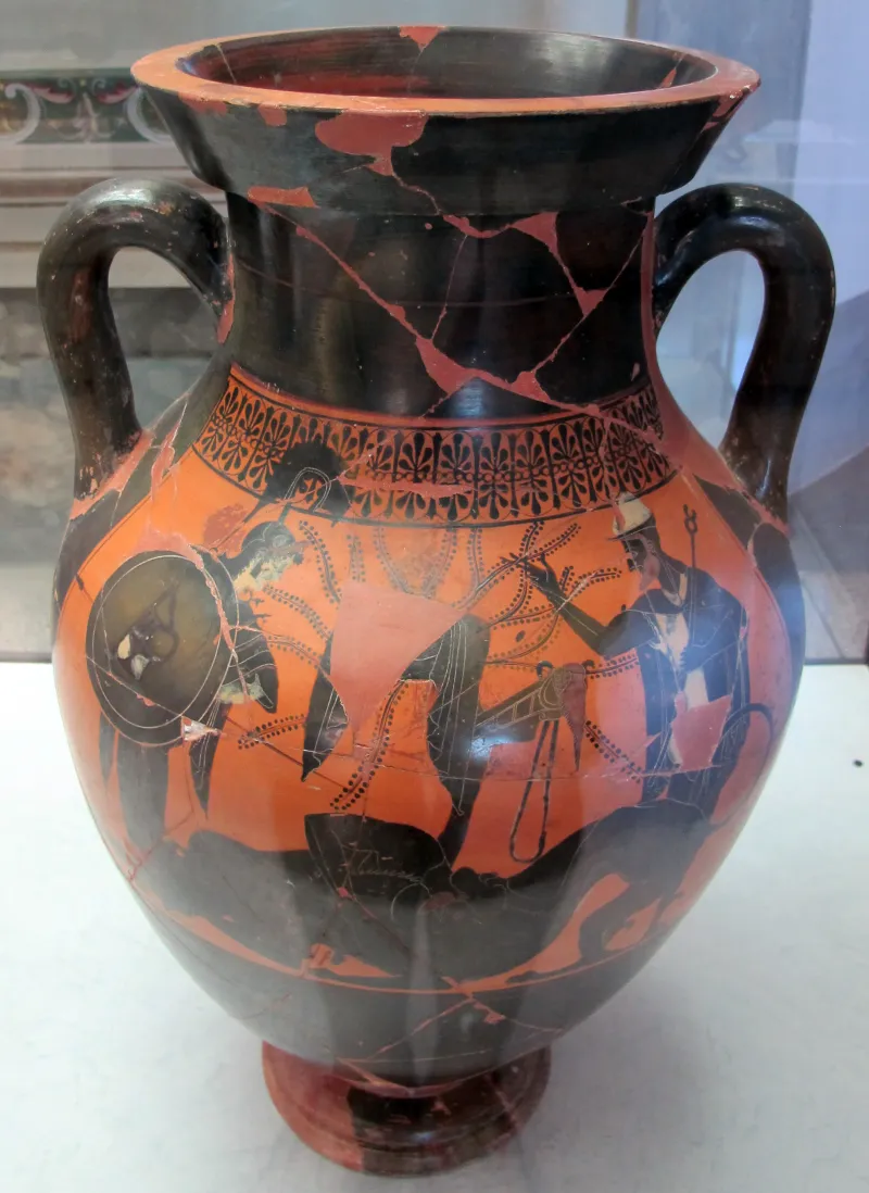 Pittore Di Rycroft, Anfora Con Eracle E Leone Nemeo, Dioniso E Arianna Tra Satiri, 525-500 02 Da Del Del Tufo, 