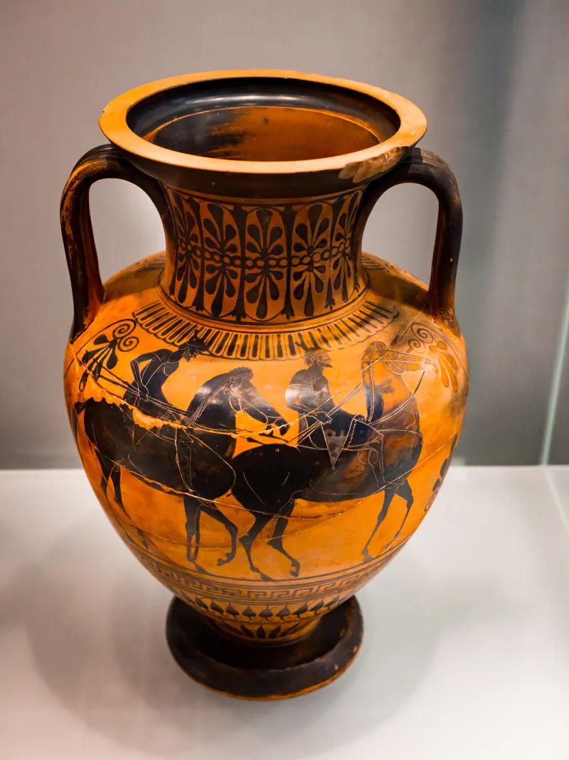 Rycroft Painter - Abv 336 17 - Herakles And The Lion - Horsemen - København Ncg 2655 - 