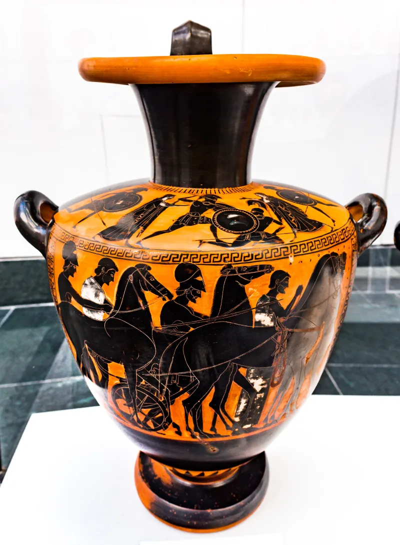 Rycroft Painter - Abv 337 24 - Achilles And Memnon - Harnessing Of Chariot - München As 1720 - 