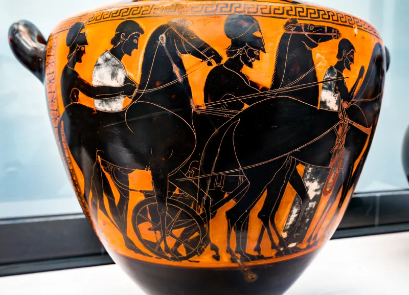 Rycroft Painter - Abv 337 24 - Achilles And Memnon - Harnessing Of Chariot - München As 1720 - 