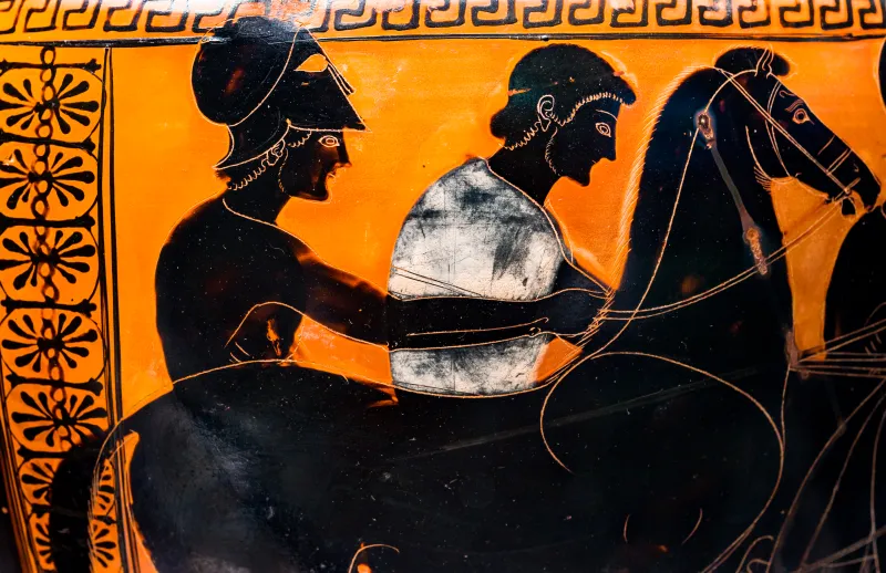 Rycroft Painter - Abv 337 24 - Achilles And Memnon - Harnessing Of Chariot - München As 1720 - 