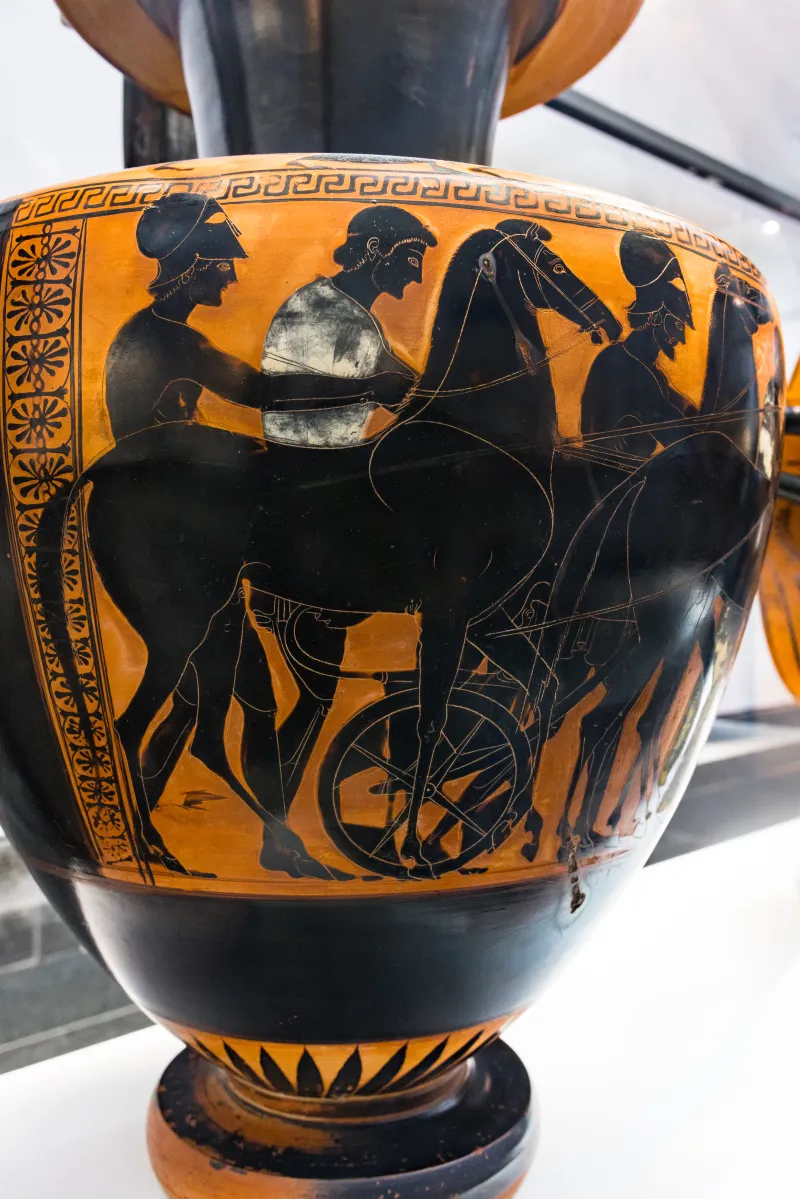 Rycroft Painter - Abv 337 24 - Achilles And Memnon - Harnessing Of Chariot - München As 1720 - 