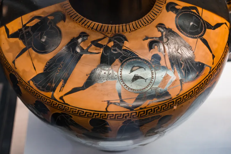 Rycroft Painter - Abv 337 24 - Achilles And Memnon - Harnessing Of Chariot - München As 1720 - 