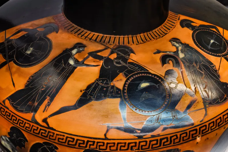 Rycroft Painter - Abv 337 24 - Achilles And Memnon - Harnessing Of Chariot - München As 1720 - 