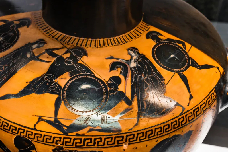 Rycroft Painter - Abv 337 24 - Achilles And Memnon - Harnessing Of Chariot - München As 1720 - 