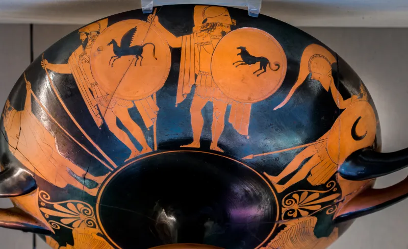 Sabouroff Painter Arv 837 1 Duel Of Achilles And Memnon - Four Warriors 