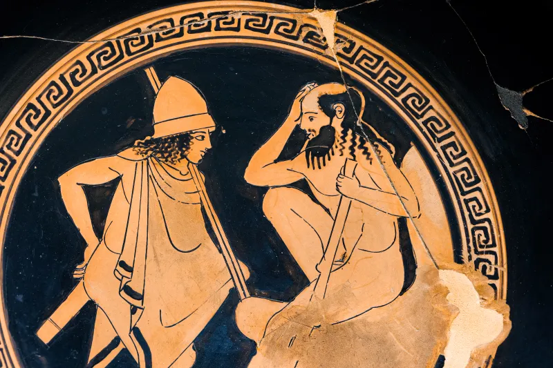 Sabouroff Painter - Arv 840 Extra - Theseus And Periphetes - Firenze Man 253129 - 