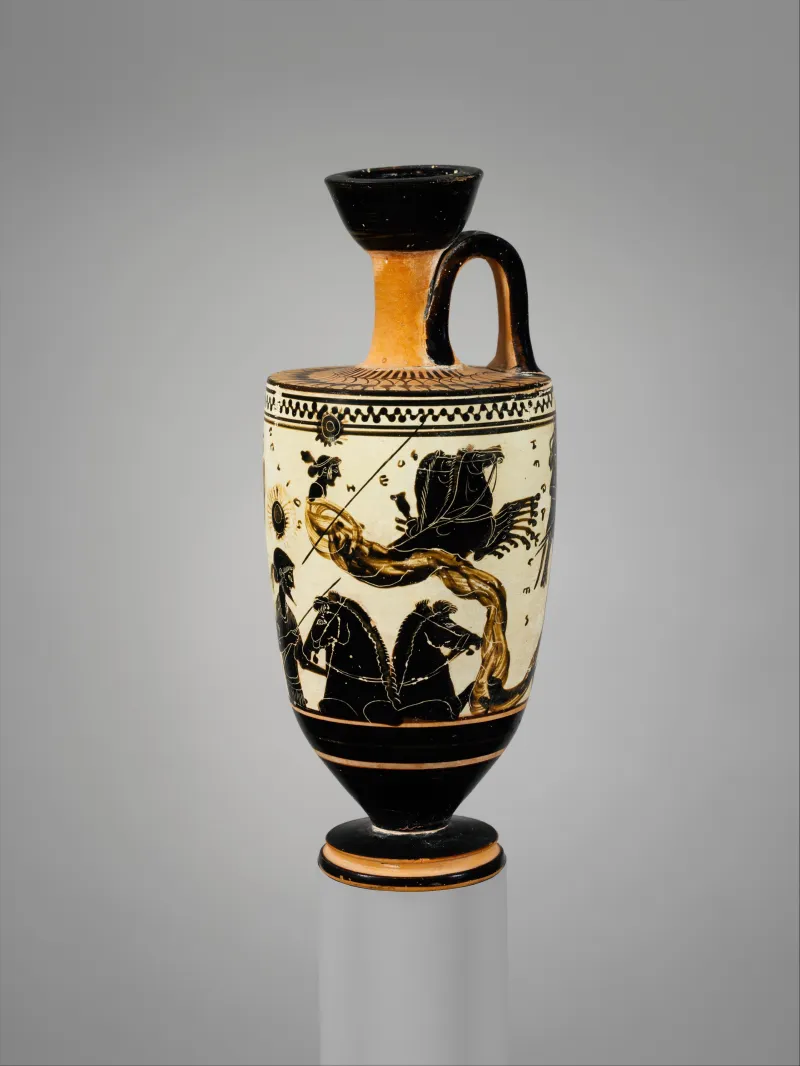 Terracotta Lekythos (Oil Flask) Met 
