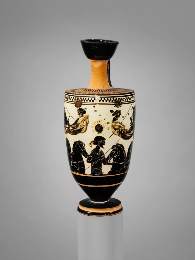 Terracotta Lekythos (Oil Flask) Met 