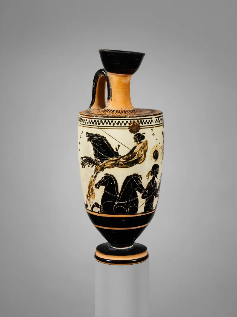 Terracotta Lekythos (Oil Flask) Met 