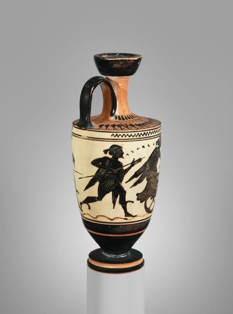 Terracotta Lekythos (Oil Flask) Met 