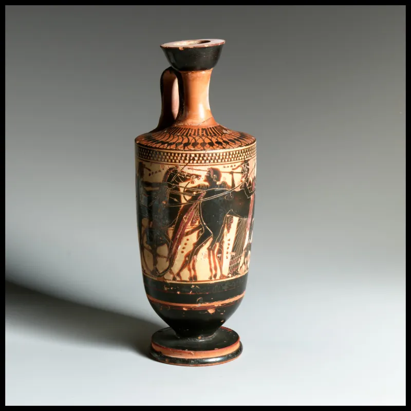 Terracotta Lekythos (Perfume Flask) Met 