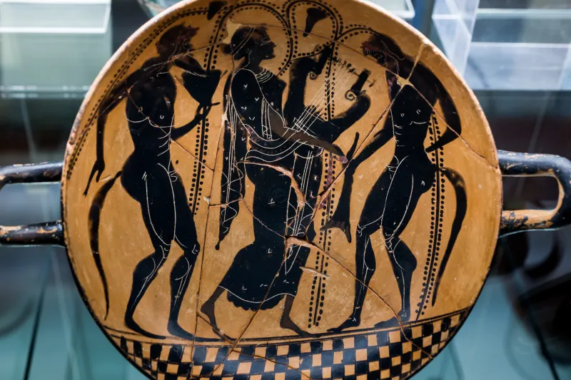 Segment Class Group Of London B 460 - Abv 213 15 - Maenad Between Satyrs - Firenze Man 76508 - 