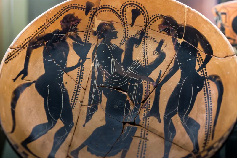Segment Class Group Of London B 460 - Abv 213 15 - Maenad Between Satyrs - Firenze Man 76508 - 