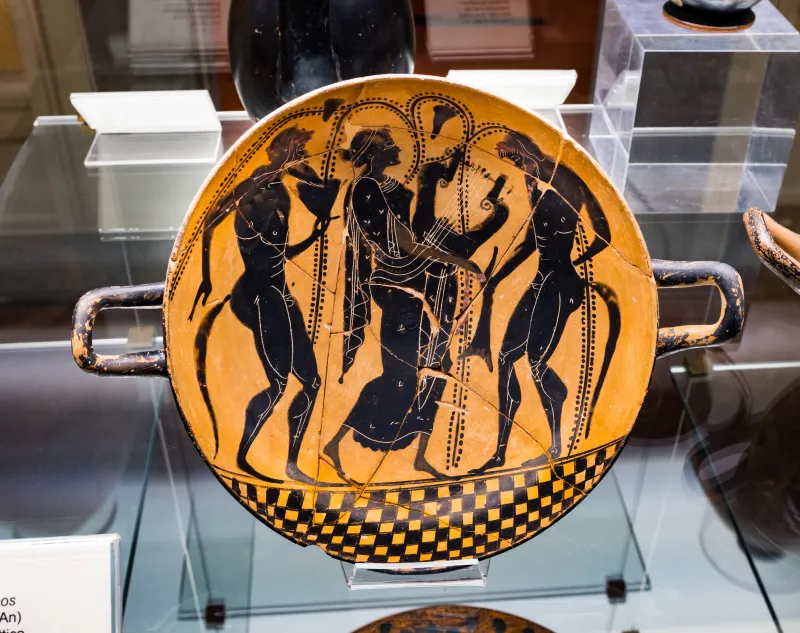 Segment Class Group Of London B 460 - Abv 213 15 - Maenad Between Satyrs - Firenze Man 76508 - 