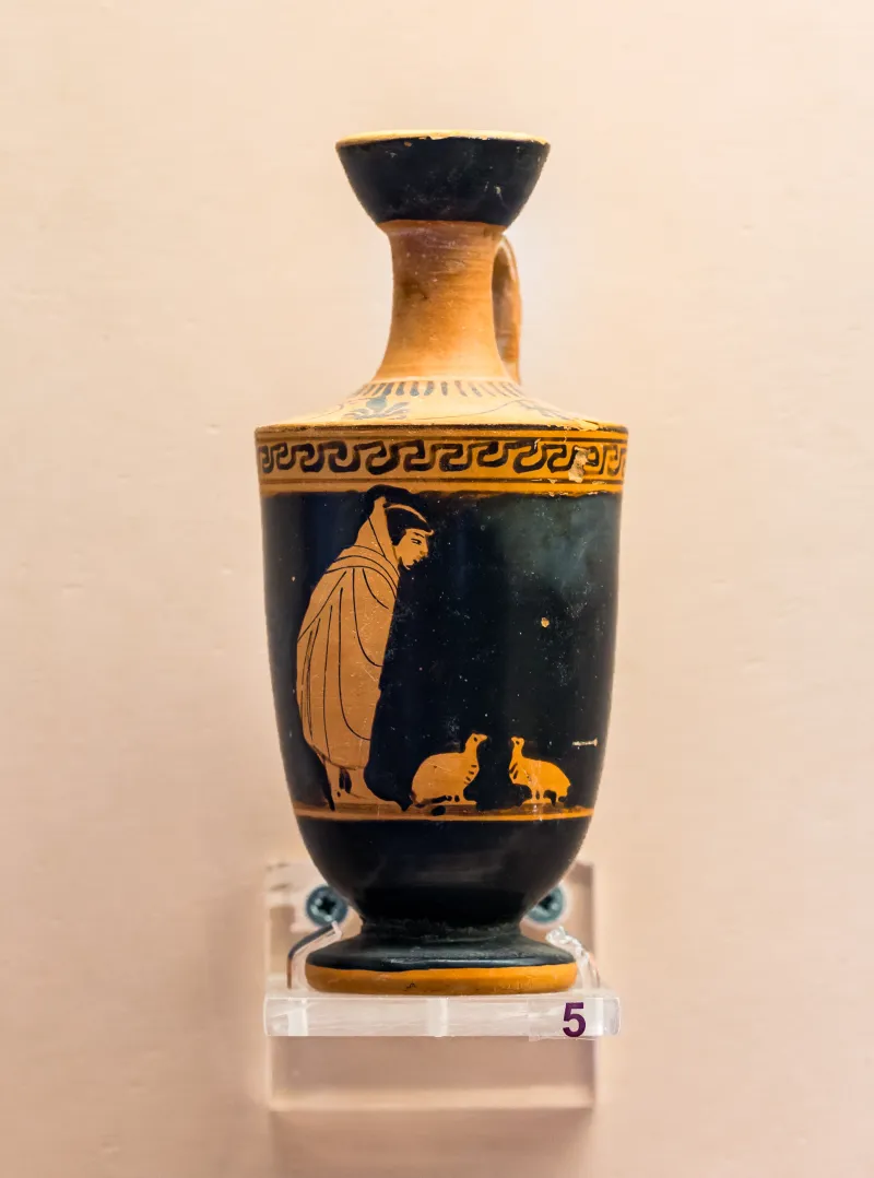 Follower Of The Seireniske Painter - Arv 707 10 - Boy And Partridges - Rhodos Am 12403 - 