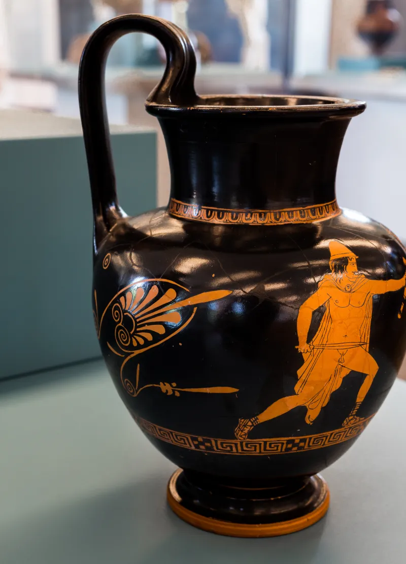 Shuvalov Painter Arv 1206 1 Woman Pursued By Youth And Protected By Apollon 