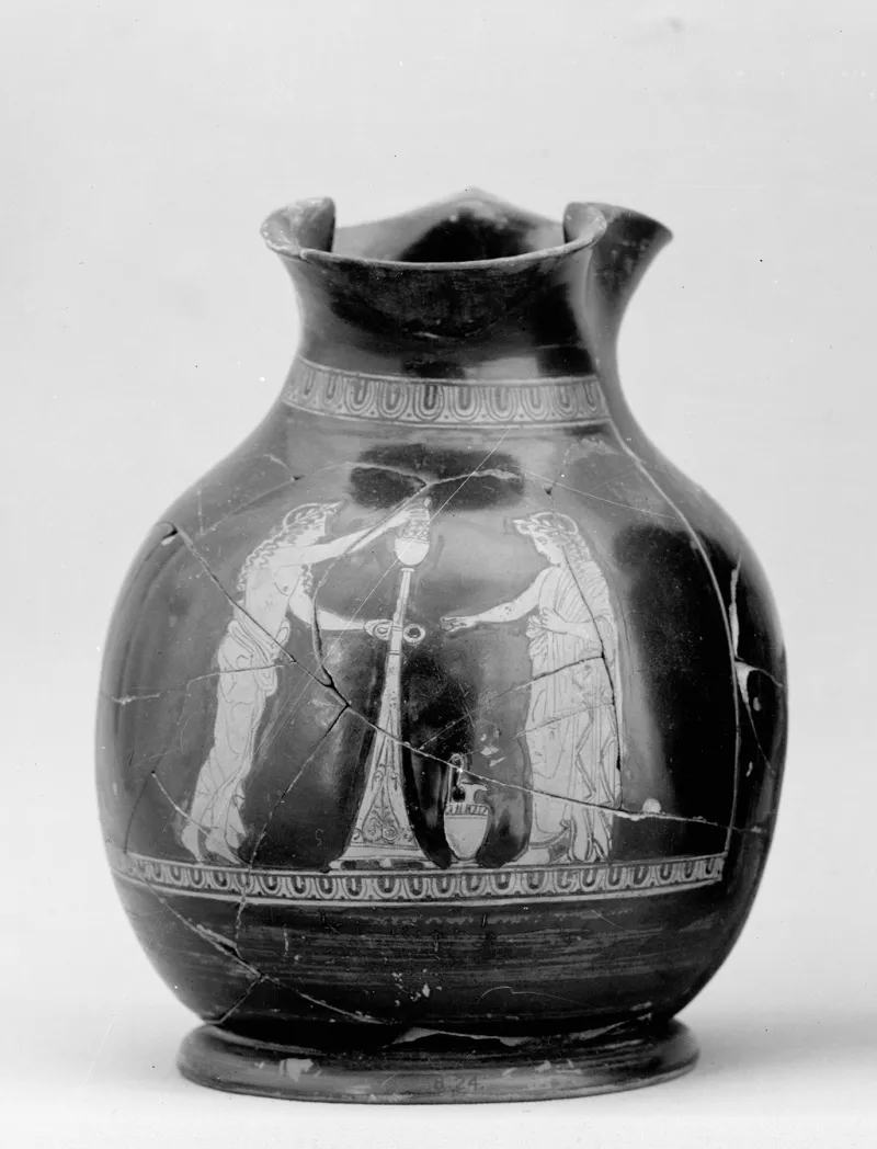 Terracotta Oinochoe- Chous (Jug) Met 