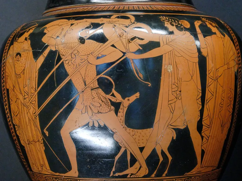 Herakles Apollo Tripod Louvre G180 