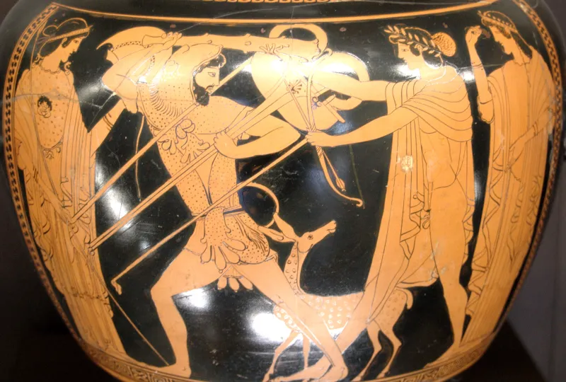 Herakles Apollo Tripod Louvre 