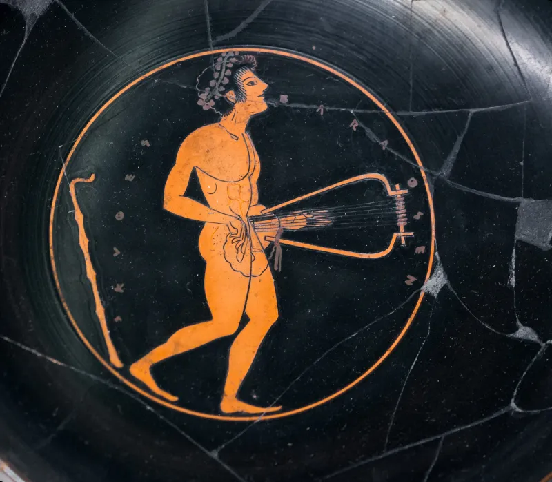 Skythes - Arv 83 14 - Youth With Lyra - Theseus And Skiron - Theseus And The Sow - Roma Mnevg 20760 - 