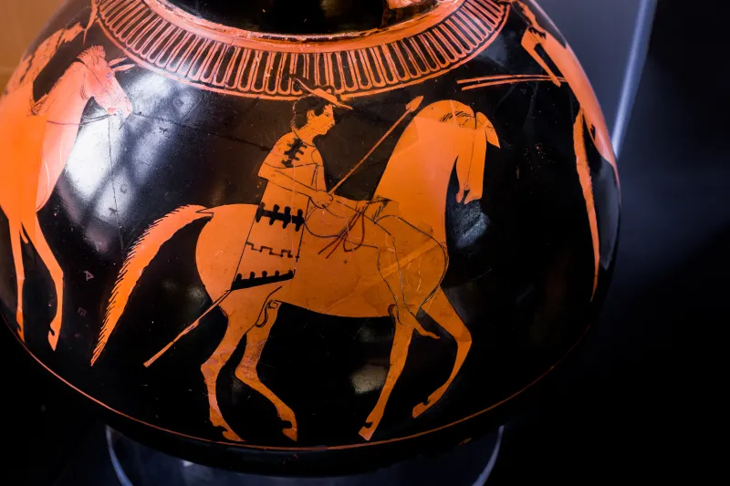 Smikros - Arv 21 Extra - Young Horsemen In Thracian Costume - Roma Mnevg - 