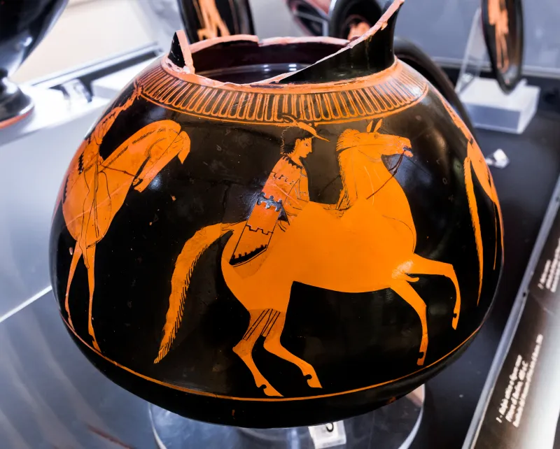 Smikros - Arv 21 Extra - Young Horsemen In Thracian Costume - Roma Mnevg - 