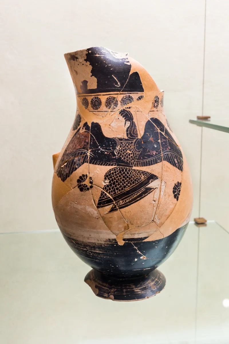 Class Of The Early Olpai - Abv 14 2 - Running Winged Goddess - Firenze Man 94684 - 