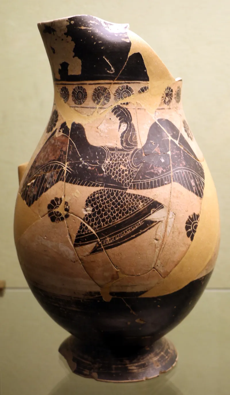 Scuola Di Sophilos, Olpe Attica Dalla Campana, 580-570 Ac 