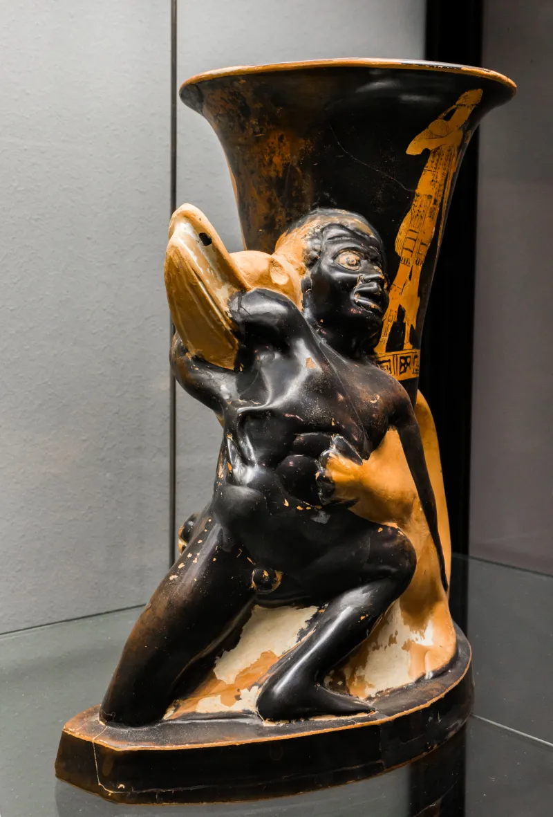 Manner Of The Sotades Painter Arv 765 1 Crocodile And African Boy - Four Women 