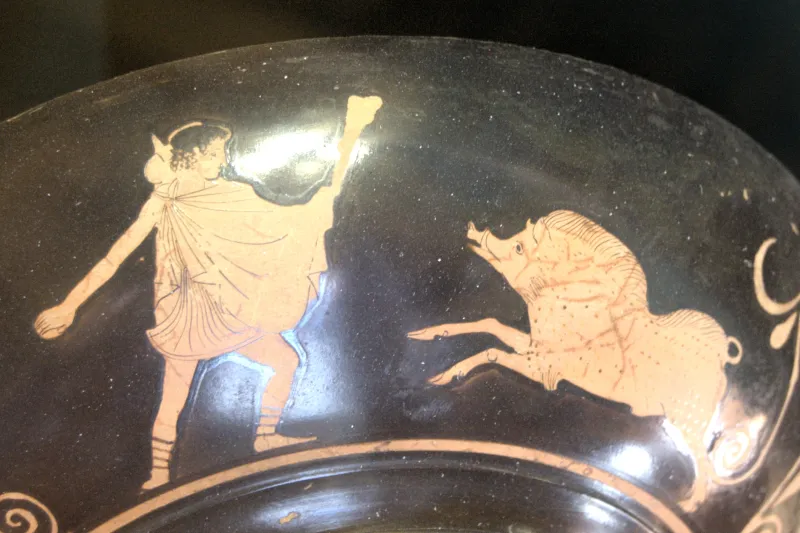 Theseus Crommyonian Sow Louvre 