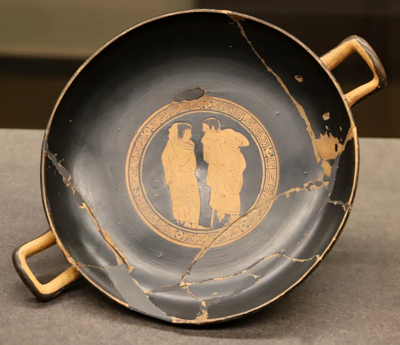 Pittore Dello Splanchnoptes, Kylix Con Conversazione, Da Di Villa Passerini A Bettorre, 450 Ac 