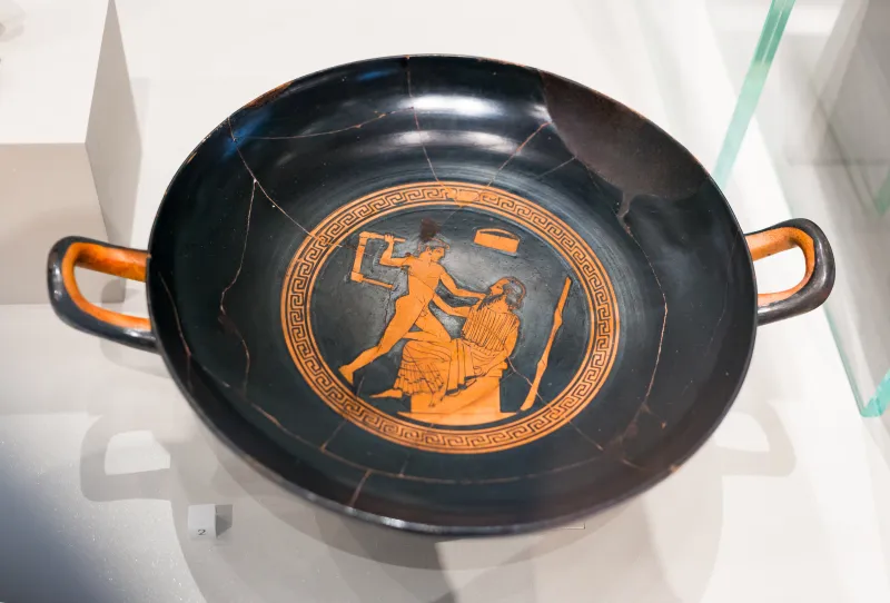 Stieglitz Painter - Arv 829 45 - Herakles Killing Linos - Paris Bnf Cabmed 