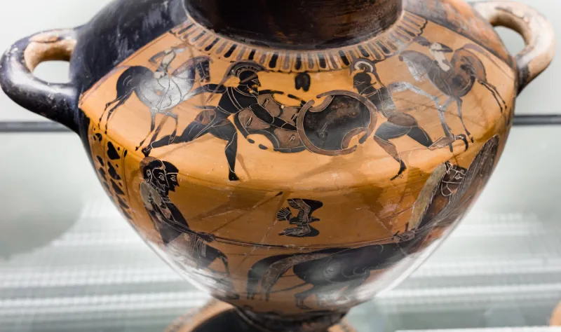 Circle Of The Swing Painter - Abv Extra - Fight - Man And Youth In Chariot - Fiesole Mca 178371 - 