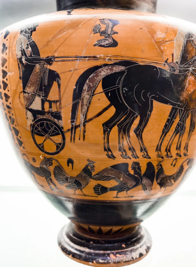 Circle Of The Swing Painter - Abv Extra - Fight - Man And Youth In Chariot - Fiesole Mca 178371 - 