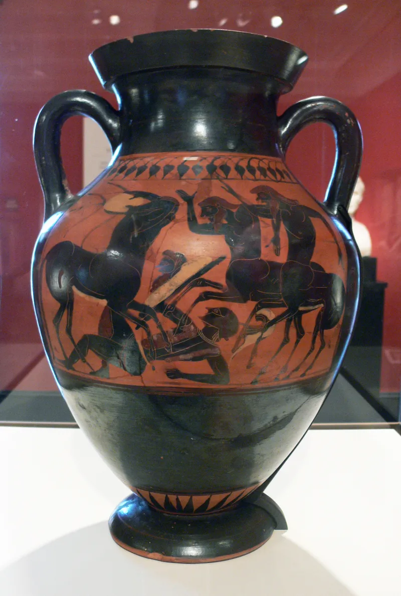 Getty Villa - Storage Jar With A Battle Of Lapiths And Centaurs - 