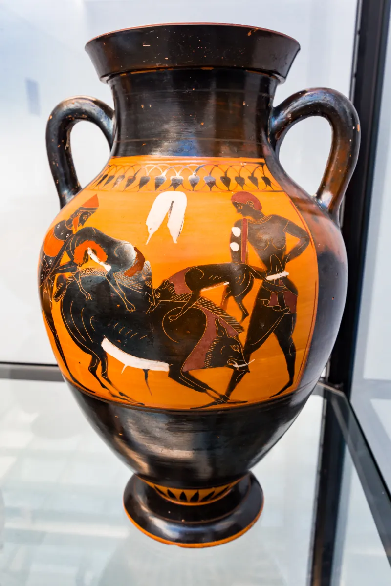Swing Painter - Abv 306 39 - Boar Hunt - Fight - München As 1386 - 