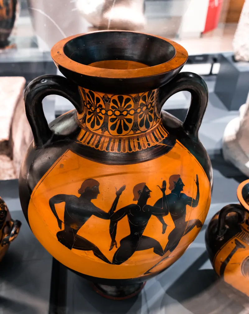 Swing Painter - Abv 307 60 - Hermes And Athena - Athletes Running - Oxford Am 
