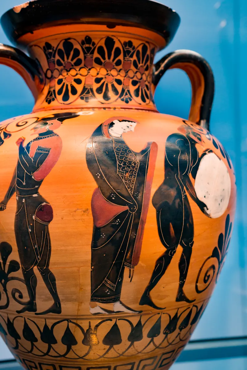 Swing Painter - Abv 308 81 - Ajax And Persephone And Sisyphos In The Underworld - Two Warriors Departing - München As 1494 - 