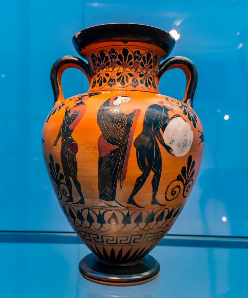 Swing Painter - Abv 308 81 - Ajax And Persephone And Sisyphos In The Underworld - Two Warriors Departing - München As 1494 - 